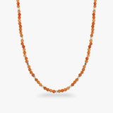 Carnelian Choker Silver