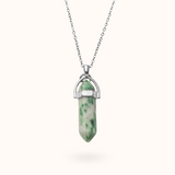 Ketting Pendant Chinese Jade (Geluk) Zilver