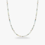 Morganite Choker Silver