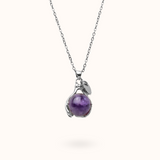 Amethyst Embrace Ketting Zilver