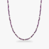 Amethyst Choker Silver