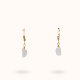 Gemstone Earrings Rose Quartz (Love) Gold