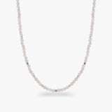 Rose Quartz Choker Silver