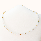 Morganite Choker Gold