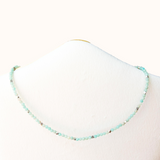 Amazonite Choker Silver