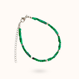 Malachite Bracelet Silver