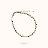 Dalmatian Jasper Bracelet Silver