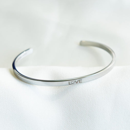 Bangle - LOVE - Zilver