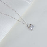 Shiny Lock Necklace