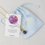 Amethyst Embrace Ketting Goud