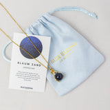 Blaue Sand-Umarmungskette in Gold