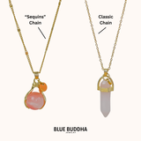 Unakite Embrace Necklace Gold