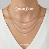 Watermeloen Toermalijn Embrace Ketting Goud