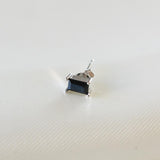Black Square Stud