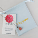 Watermeloen Toermalijn Embrace Ketting Zilver