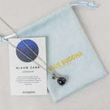 Blaue Sand Embrace Halskette Silber