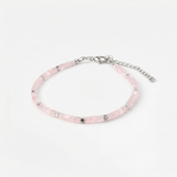 Rose Quartz Bracelet Silver