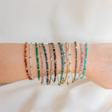 Red Agate Bracelet Gold