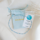 Aquamarine Choker Silver