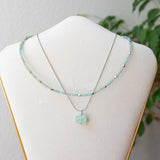 Amazonite Choker Silver