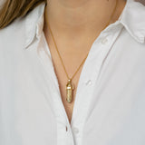 Ketting Pendant Picture Jaspis (Harmonie) Goud