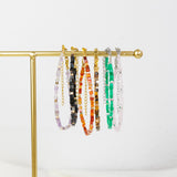 Zwarte Agaat Armband Zilver