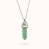 Ketting Pendant Aventurijn (Welzijn) Zilver