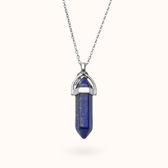 Necklace Pendant Lapis Lazuli (Self-confidence) Silver
