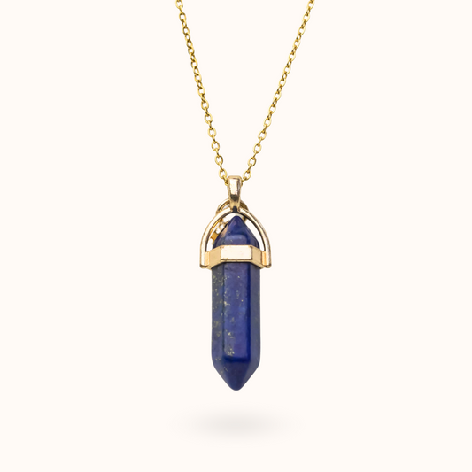 Ketting Pendant Lapis Lazuli (Zelfvertrouwen) Goud