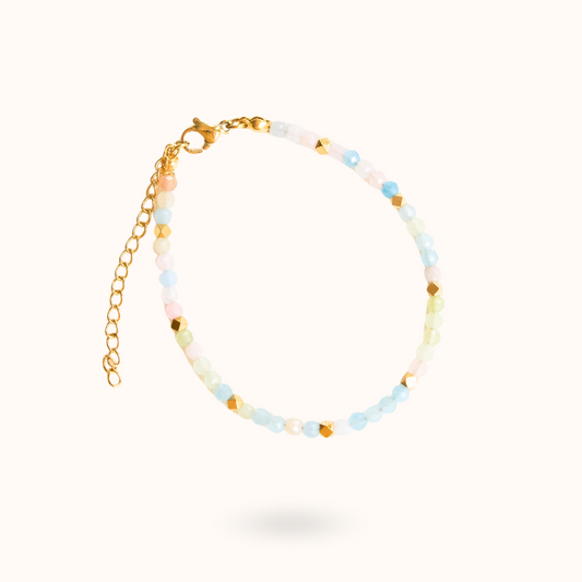 Morganite Bracelet Gold