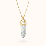 Ketting Pendant Howliet (Kalmte) Goud