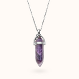 Necklace Pendant Amethyst (Healing) Silver