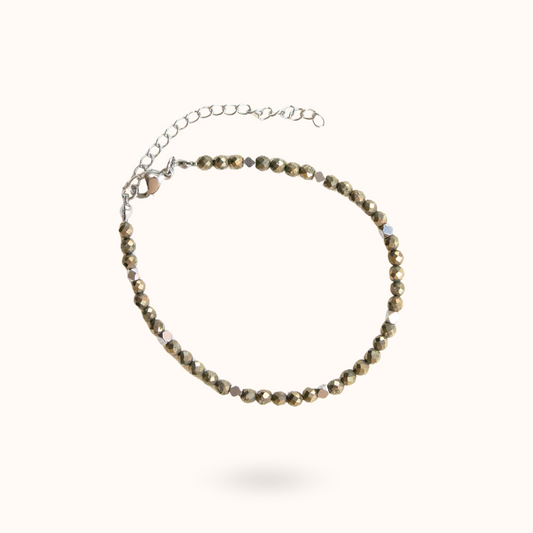 Pyrite Bracelet Silver