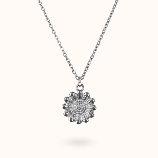 Bloemenketting Zilver