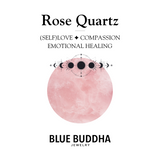 Fine Line Necklace Rose Quartz (Love) Ball Silver