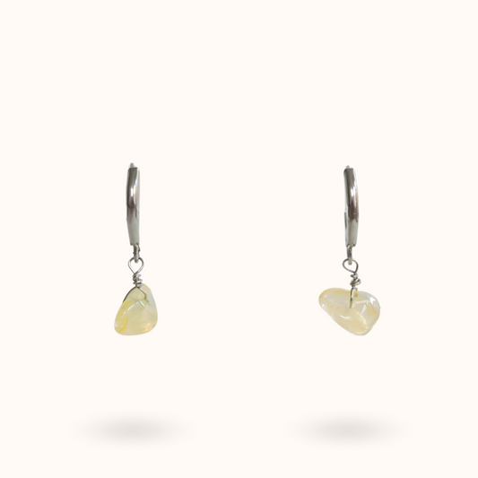 Gemstone Earrings Citrine (Success) Silver