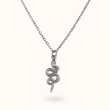 Snake Necklace Silver