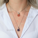 Amethyst Embrace Ketting Zilver