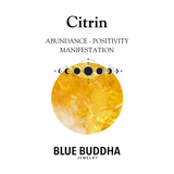 Fine Line Necklace Citrin (Success) Ball Gold