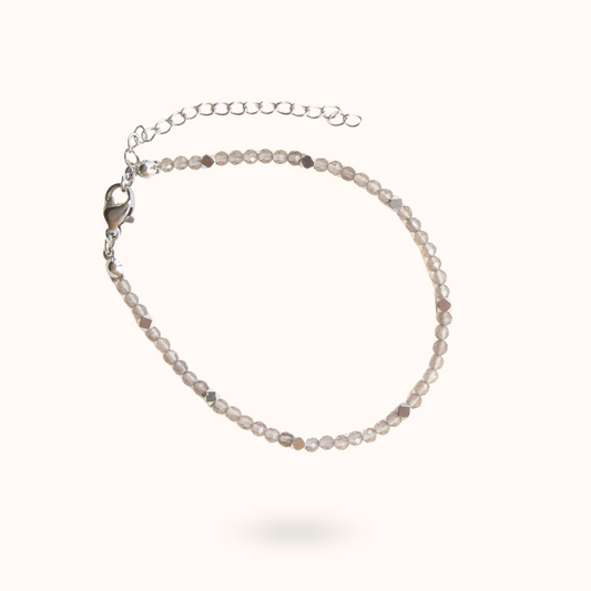 Smoky Quartz Bracelet Silver