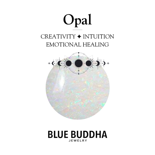 Fine Line oorbellen Opaal (Purity) Bloem Goud