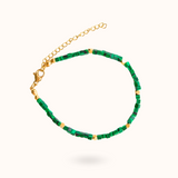 Malachite Bracelet Gold