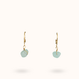 Gemstone Earrings Fluorite (Focus) Gold