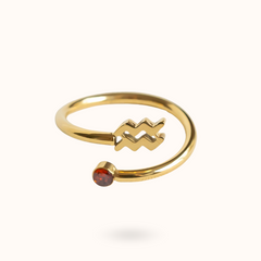 Zodiac Ring Aquarius