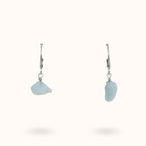 Gemstone Earrings Aquamarine (Clarity) Silver