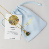 Unakite Embrace Necklace Gold