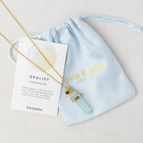 Necklace Pendant Opalite (Communication) Gold