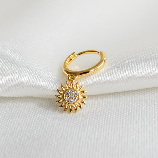 Sparkling Sun Earring Gold