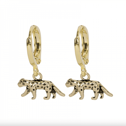 Walking Leo Earring
