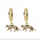 Walking Leo Earring